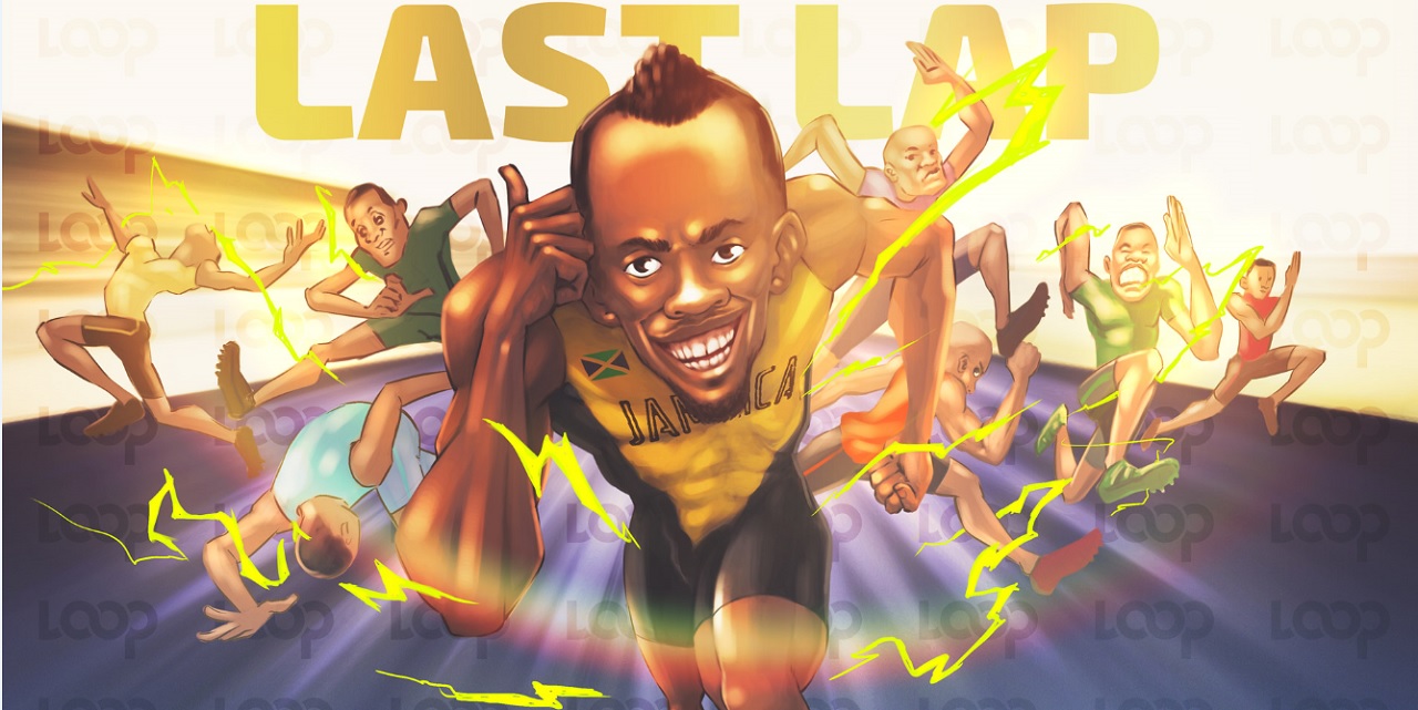 Usain Bolt By Russ Cook | Sports Cartoon | TOONPOOL