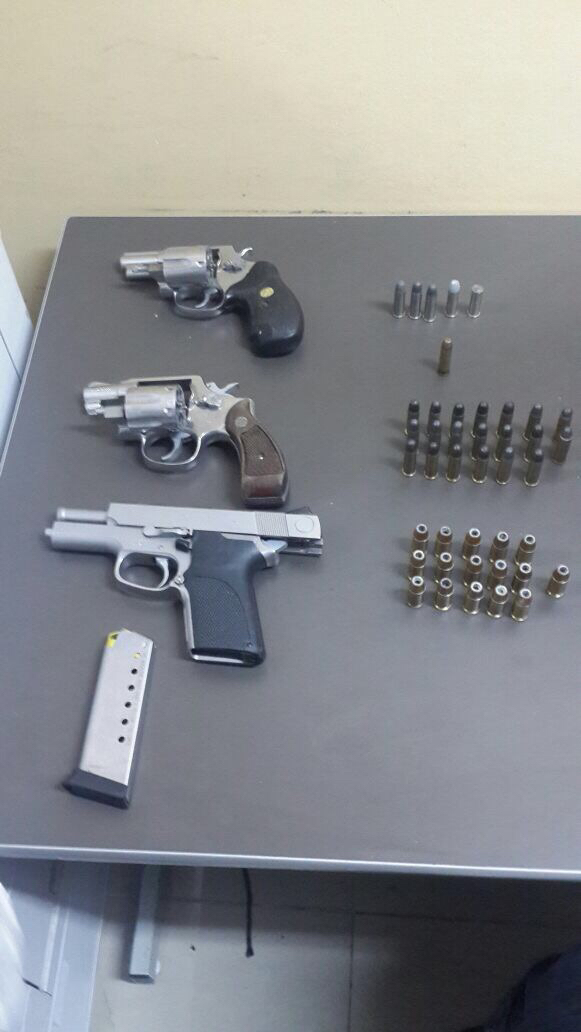 Two Men Arrested, Four Guns Seized As Cops Step Up Operations 