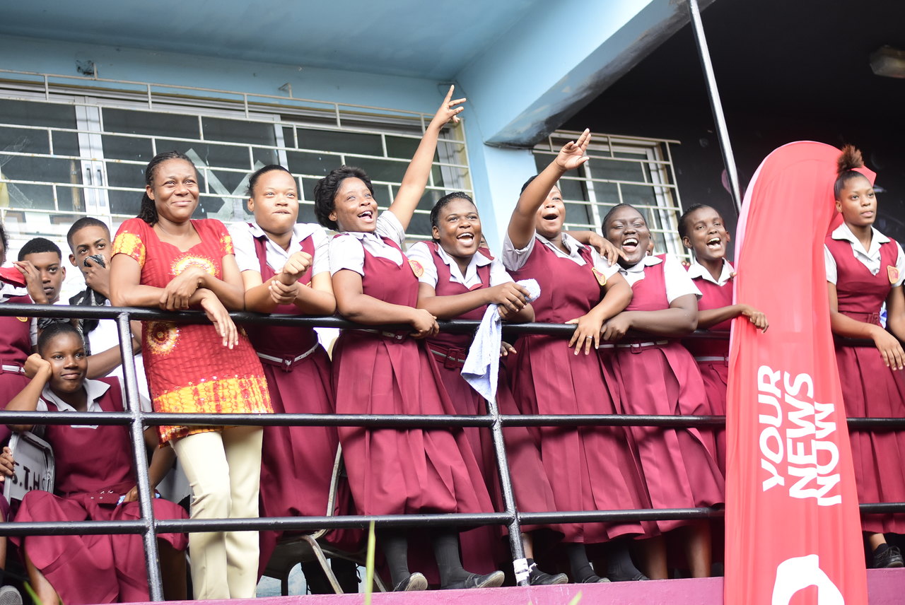 Photos: Bigga brings social awareness to Spanish Town High | Loop Jamaica