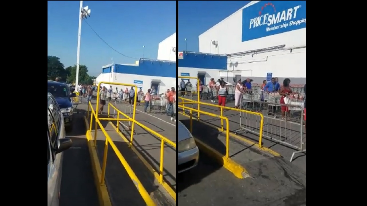 VIDEO Jamaicans Cause Chaos In Pricesmart Shopping Frenzy Loop News