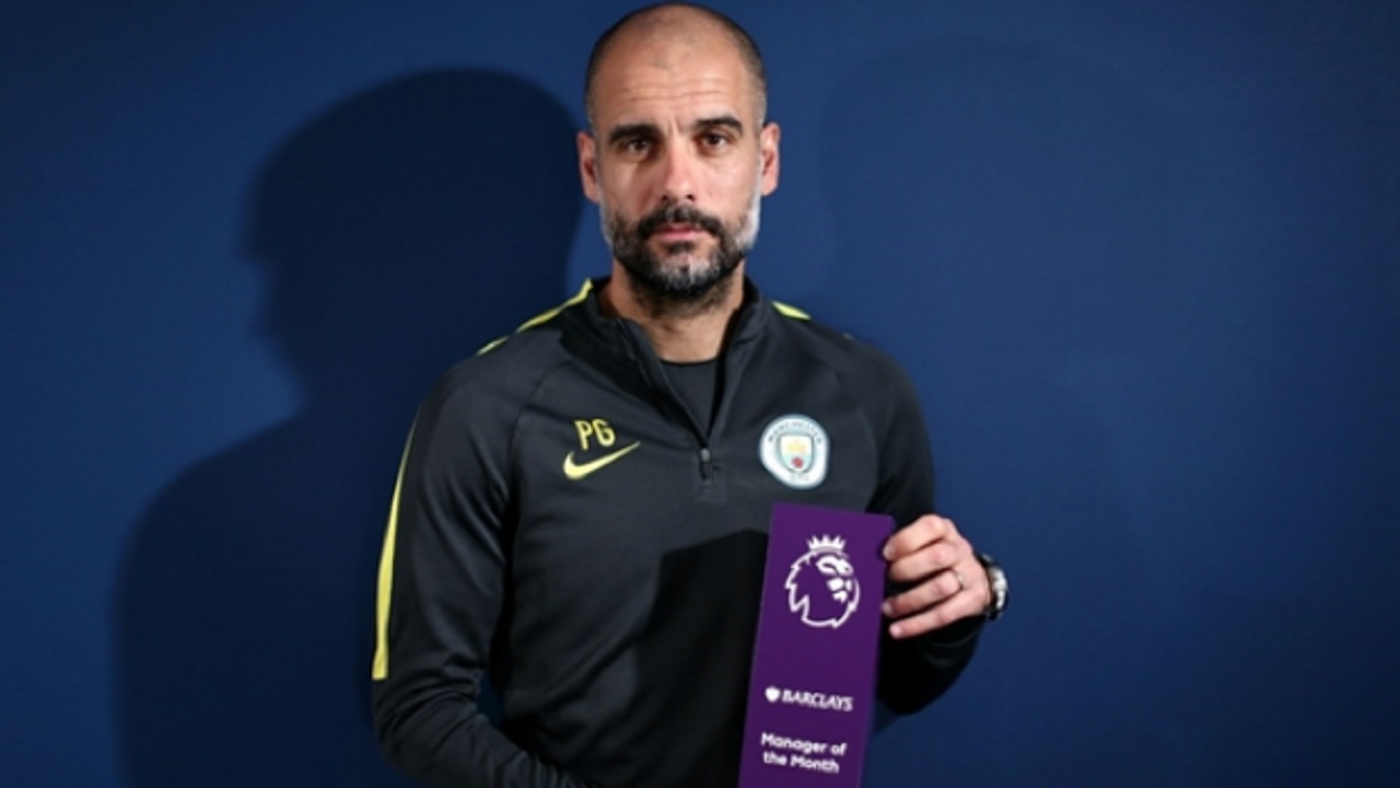 Guardiola breaks Premier League record with fourth straight award | Loop  Barbados