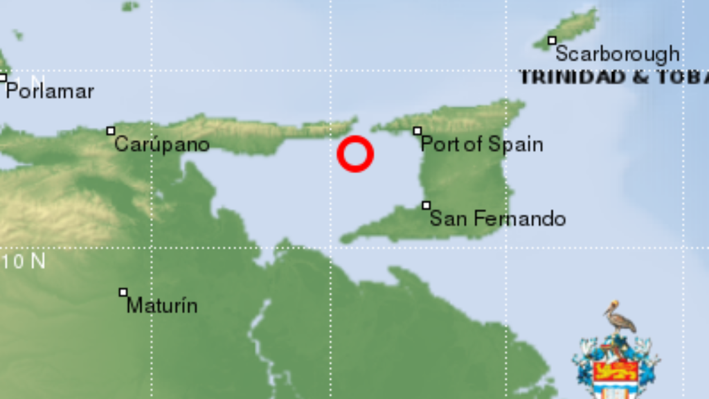 Image result for Small earthquake recorded off Trinidad