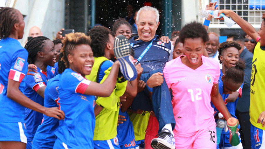 WATCH: Haiti CONCACAF U-20 Women make history | Loop News - 901 x 507 png 1094kB