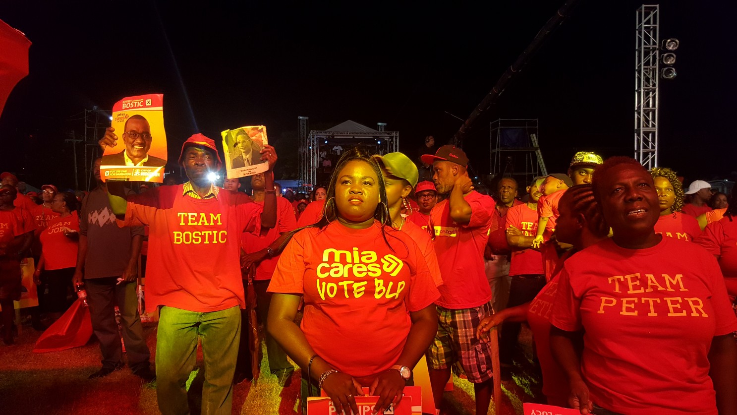WATCH: Supporters accepting Mia at her word | Loop Barbados
