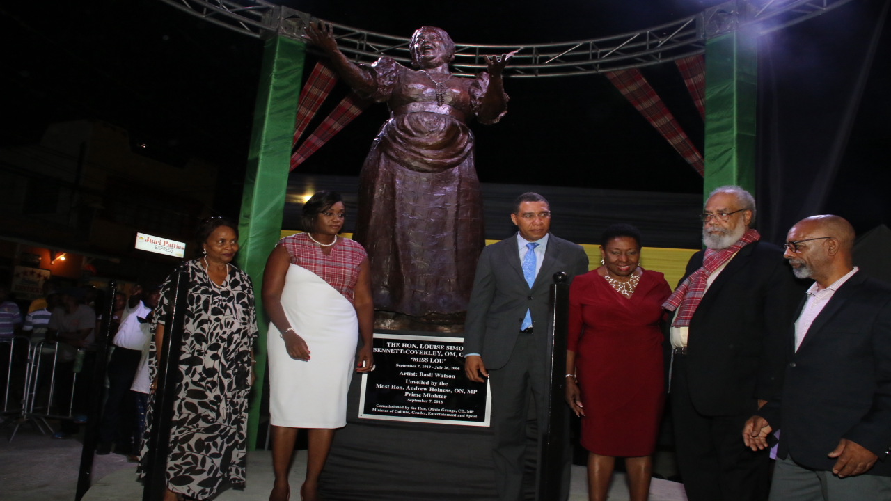 Jamaica Renames St. Andrews' Gordon Town Square In Honour Of Miss Lou -  Pride News