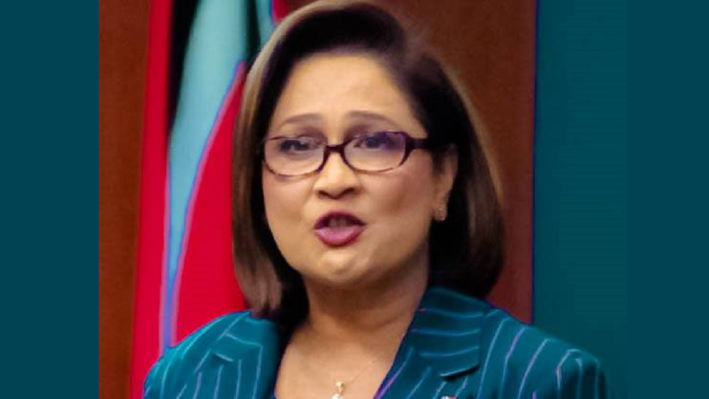反对派领导人Kamla Persad-Bissessar