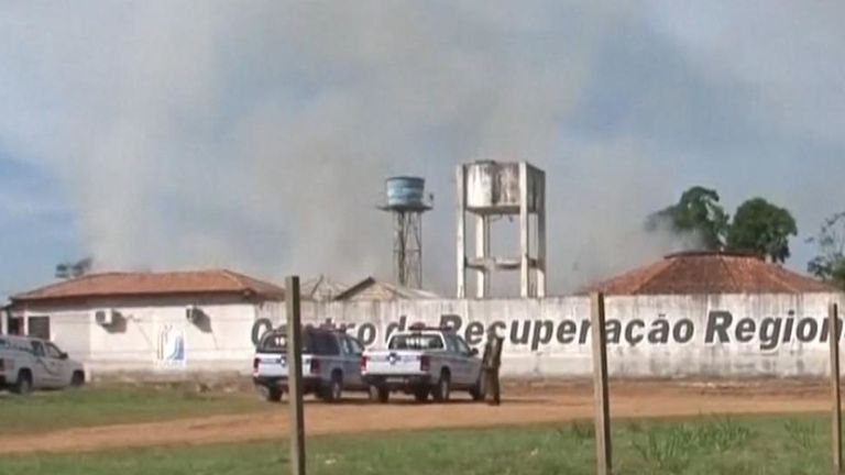 Brazil: at least 60 killed in prison riot