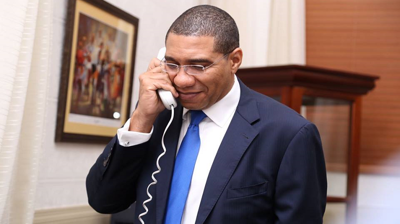 jamaica prime minister 2017