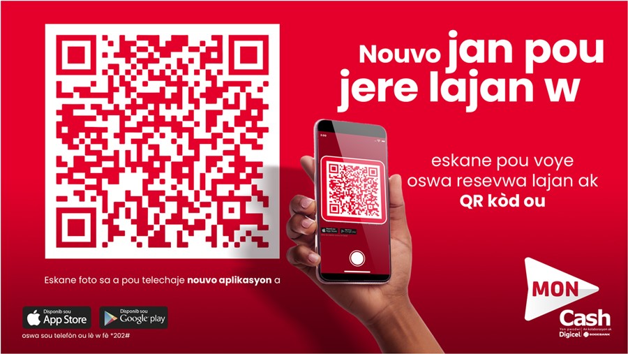 Moncash Desormais Disponible Sous Forme D Application Mobile Loop News