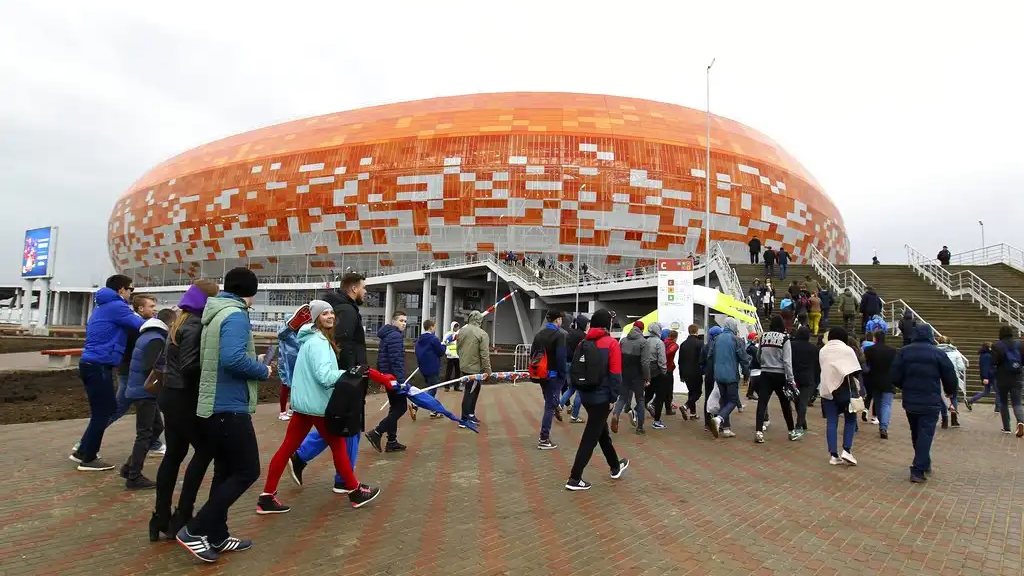 April 9, 2018, Moscow, Russia. The stadium of the Spartak football