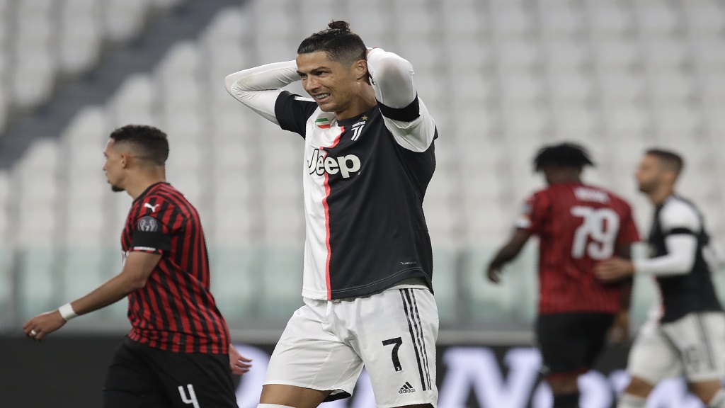 Turin, Italy, 14th May 2023. Juventus fans hold up scarves as the