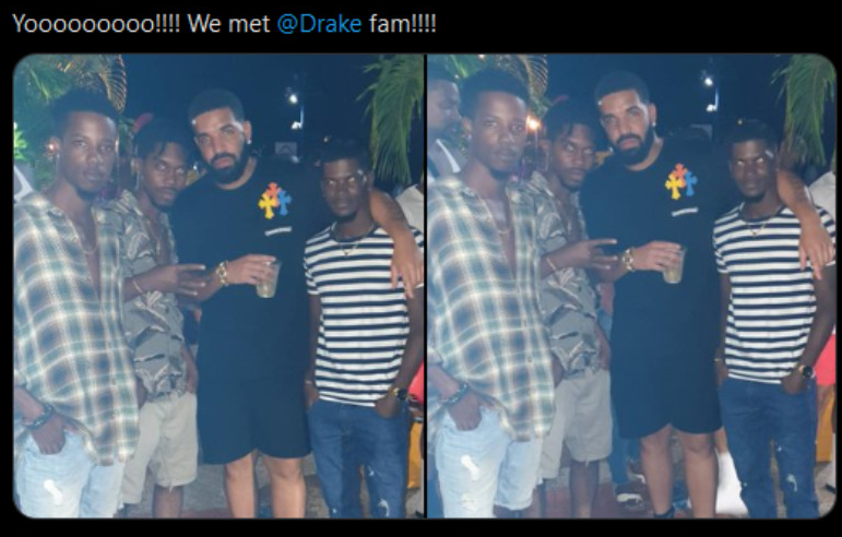 RapTV on X: Drake last night in St. Barths 👀‼️  /  X