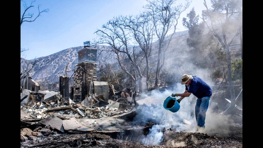 Utility equipment eyed as possible source of fire near LA Loop