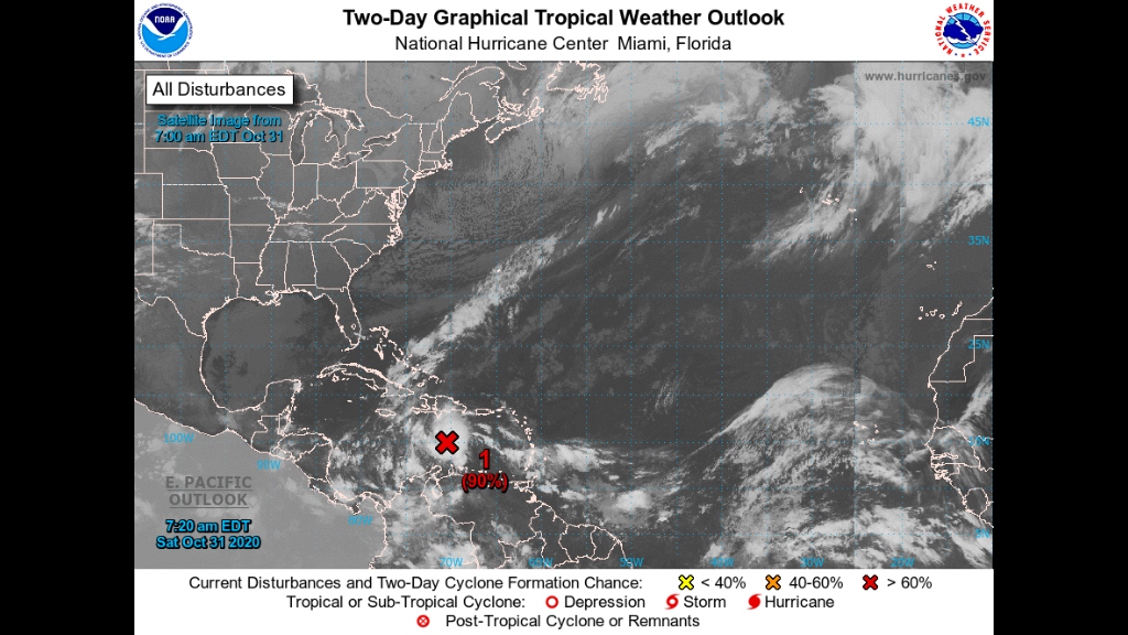 New Tropical Depression Likely To Develop This Weekend Loop Caribbean News