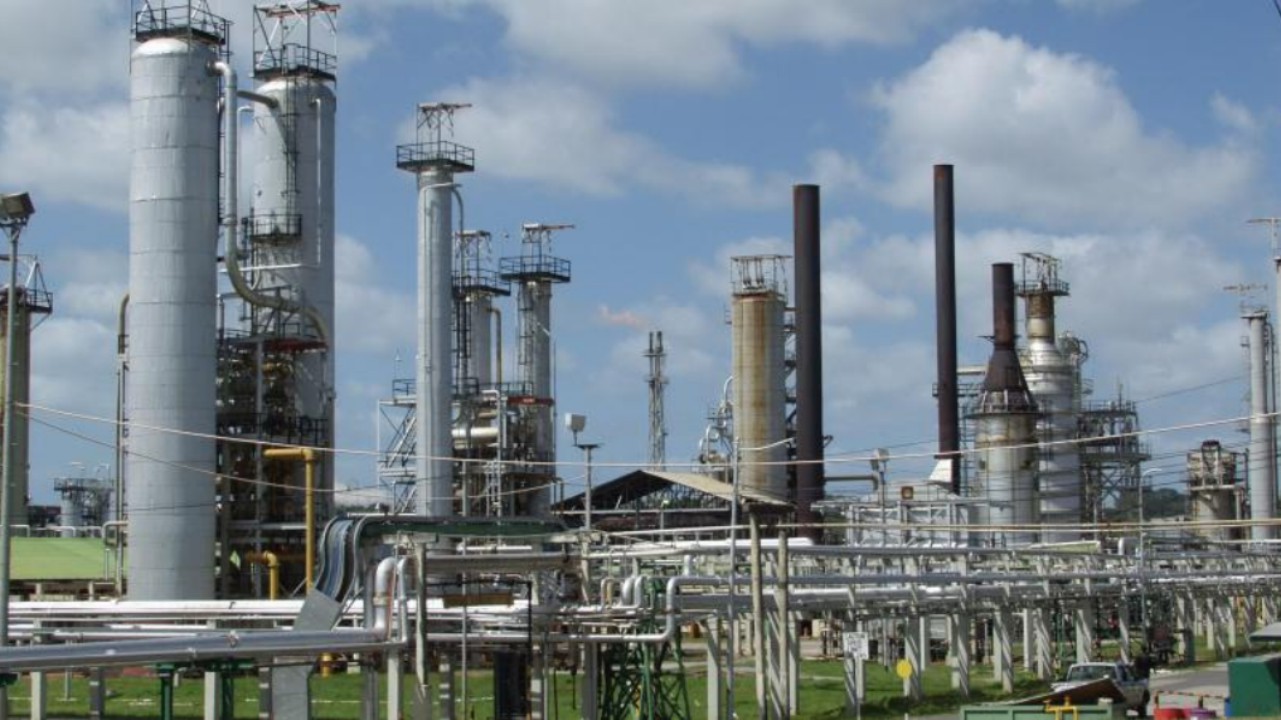 File photo: The Petrotrin Refinery in Pointe-a-Pierre