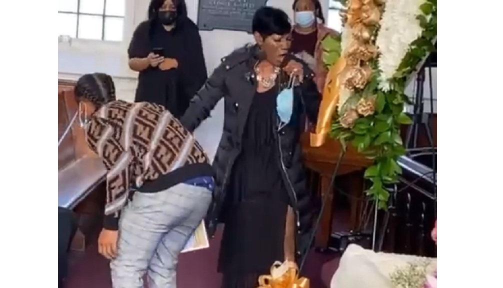 VIDEO: Shock after Lady Ann performs 'slack' Charmaine song at funeral