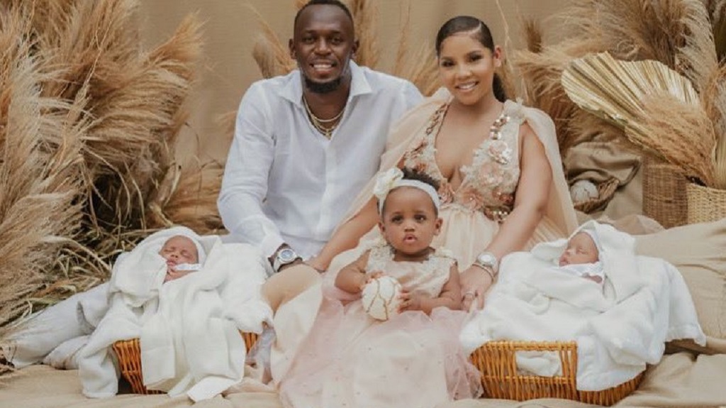 Happy Father's Day Usain Bolt shares photo of twin babies Loop