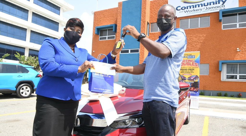 C WJ surprises member with brand new Honda in time for birthday