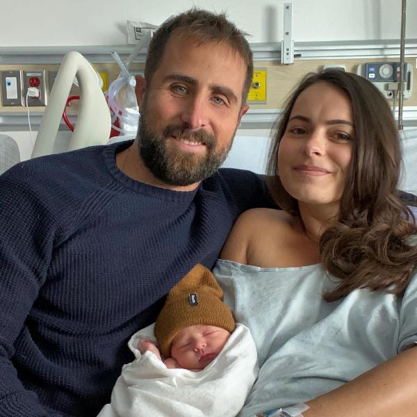 Two-time Olympian Andrew Lewis has become a dad for the first time just weeks before competing in the 2021 Tokyo Olympics. (Photo credit - Andrew Lewis Sailing)