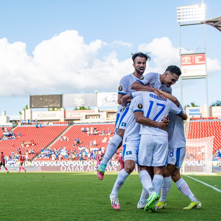 萨尔瓦多队在与特立尼达和多巴哥的比赛中打进了首粒进球。(图片credit -金杯Facebook页面)