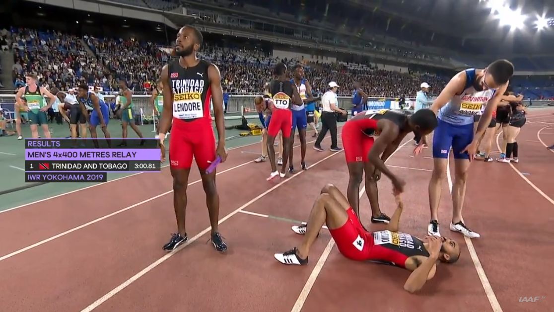 Trinidad and Tobago's men's 400m team finished eighth in the final of the men's 4x400m relay at the Tokyo Olympics.