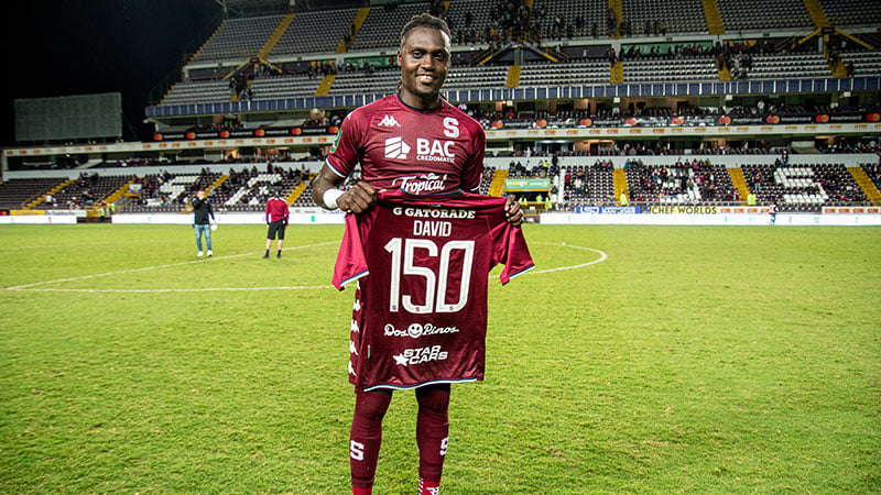 Aubrey David plays 150th game for Deportivo Saprissa | Loop Trinidad &  Tobago