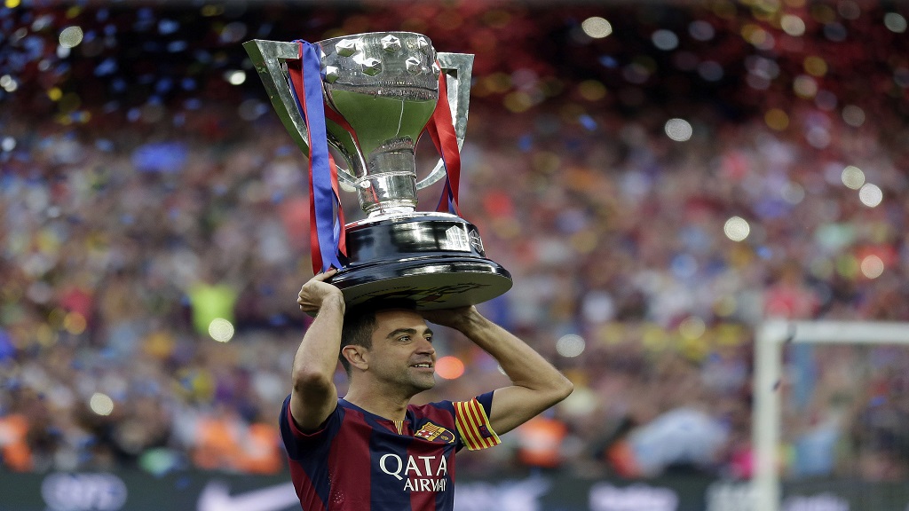 BARCELONA, SPAIN - SEPTEMBER 16: Xavi Hernandez of Barcelona