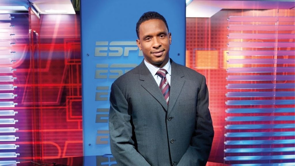 Former Trinidad and Tobago goalkeeper and ESPN analyst Shaka Hislop. 