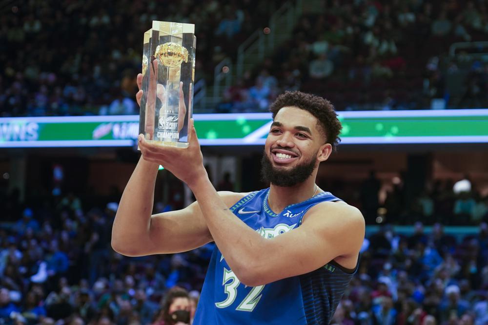 N.J. native Karl-Anthony Towns wins NBA 3-Point contest, says his