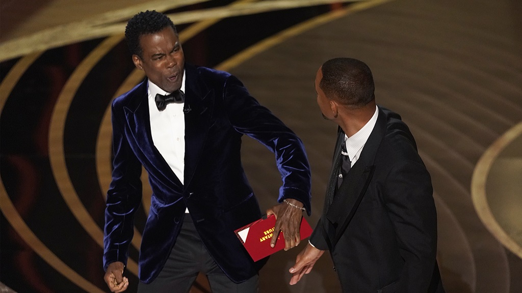 Will Smith Slaps Chris Rock At Academy Awards After Joke ...
