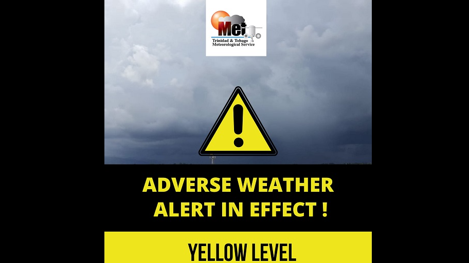 Severe weather alert in effect for T&T