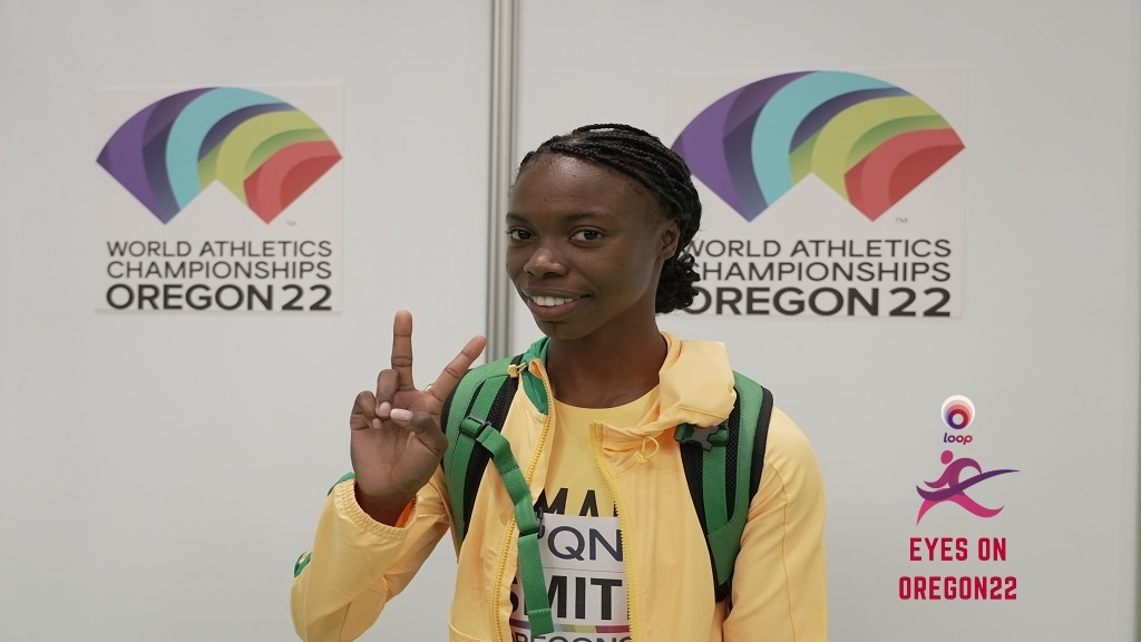 Ackelia Smith of Jamaica at the World Athletics Championships in Eugene, Oregon, in 2022. (PHOTO: File).






