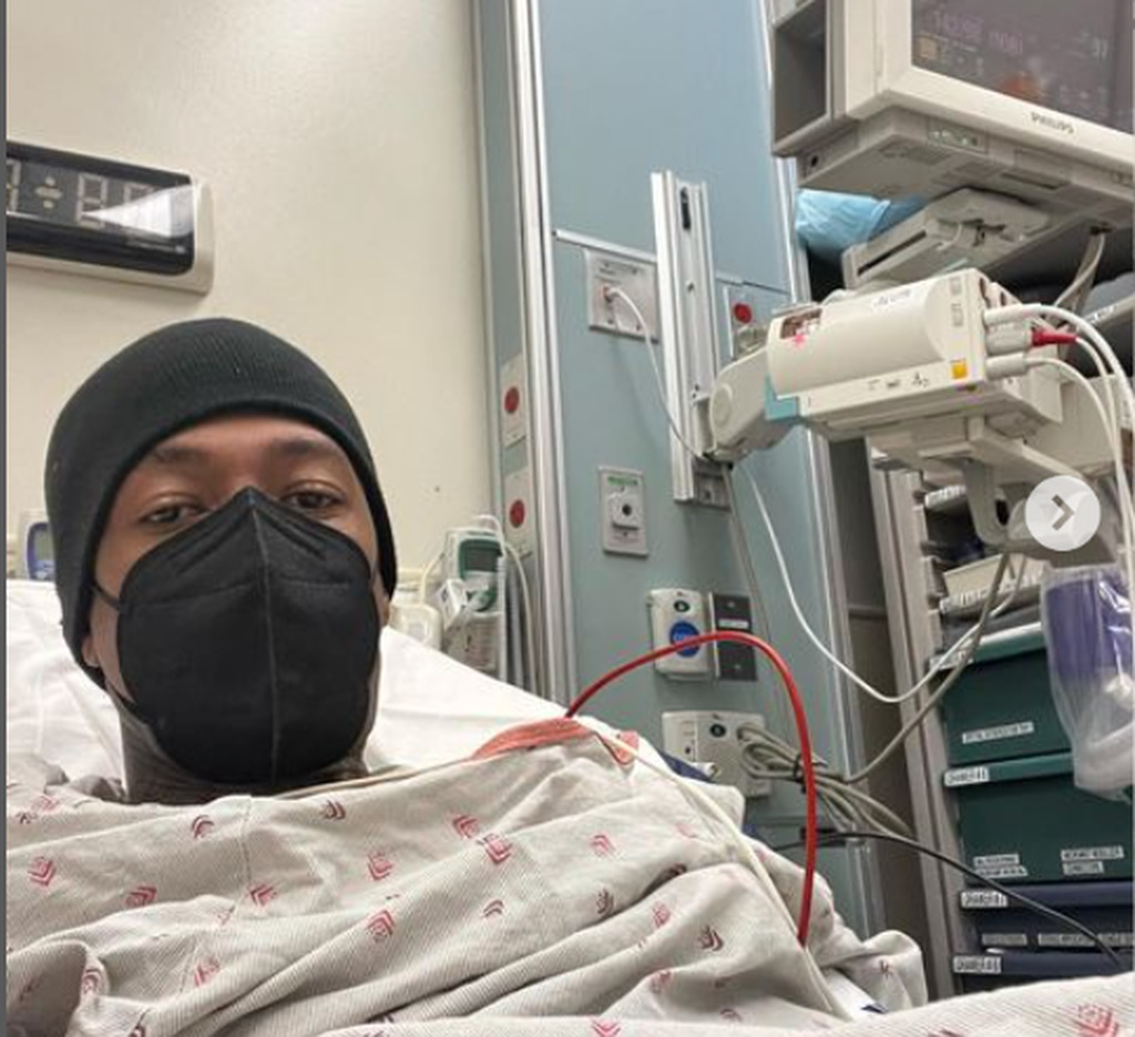 Nick Cannon in the hospital. Instagram/nickcannon