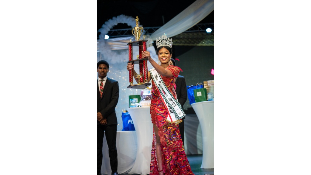 Miss Dominica 2023, Adicia Burton. Photo via Dominica Festivals 