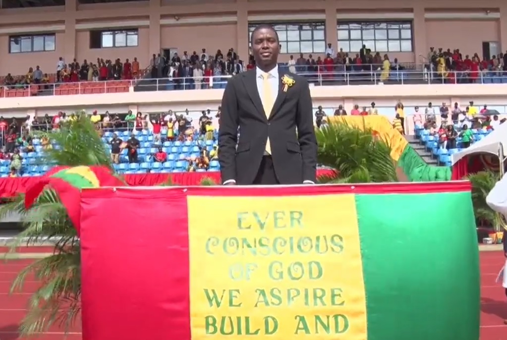 Prime Minister of Grenada, Dickon Mitchell, at the 2023 Independence Parade. 