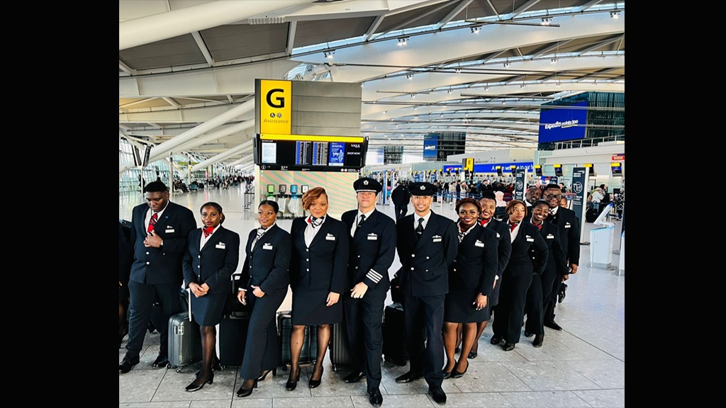 St Lucian leads British Airways first flight with All-Black crew
