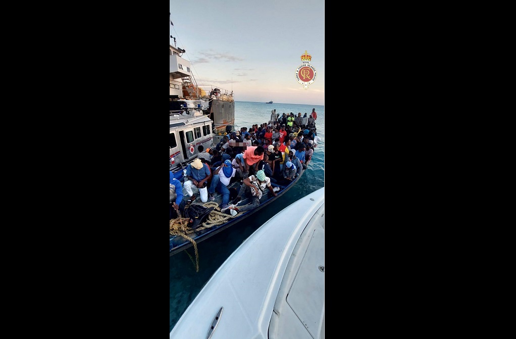 Vessel with illegal migrants intercepted in the TCI. 