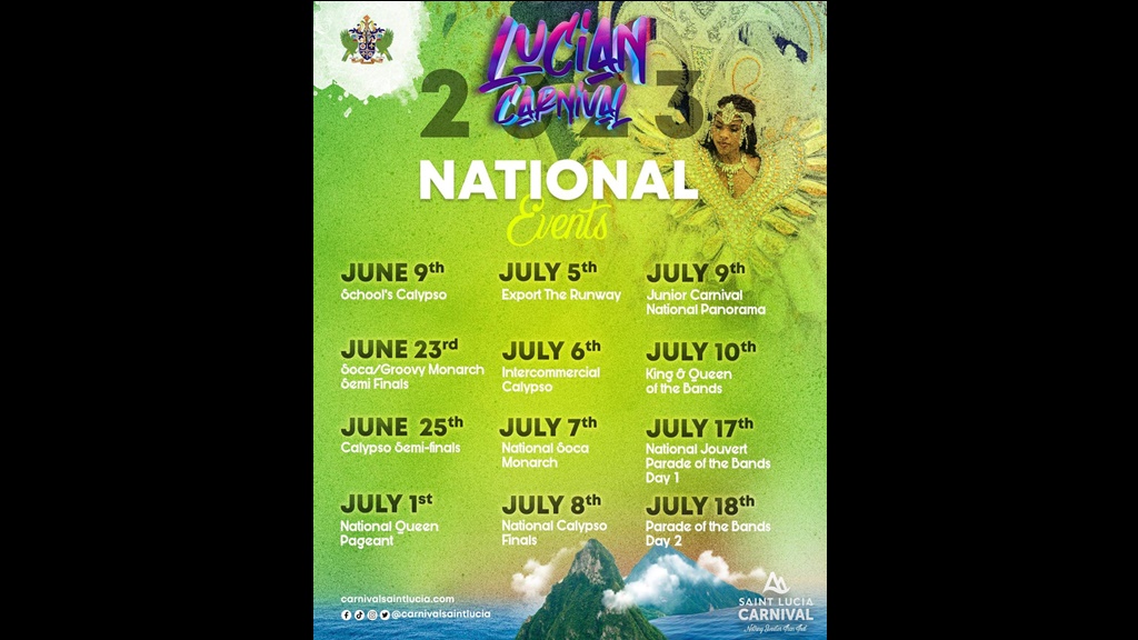 Carnival 2023 Calendar of Events