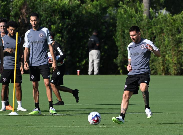 Lionel Messi returns to training, Miami take show on the road to Atlanta