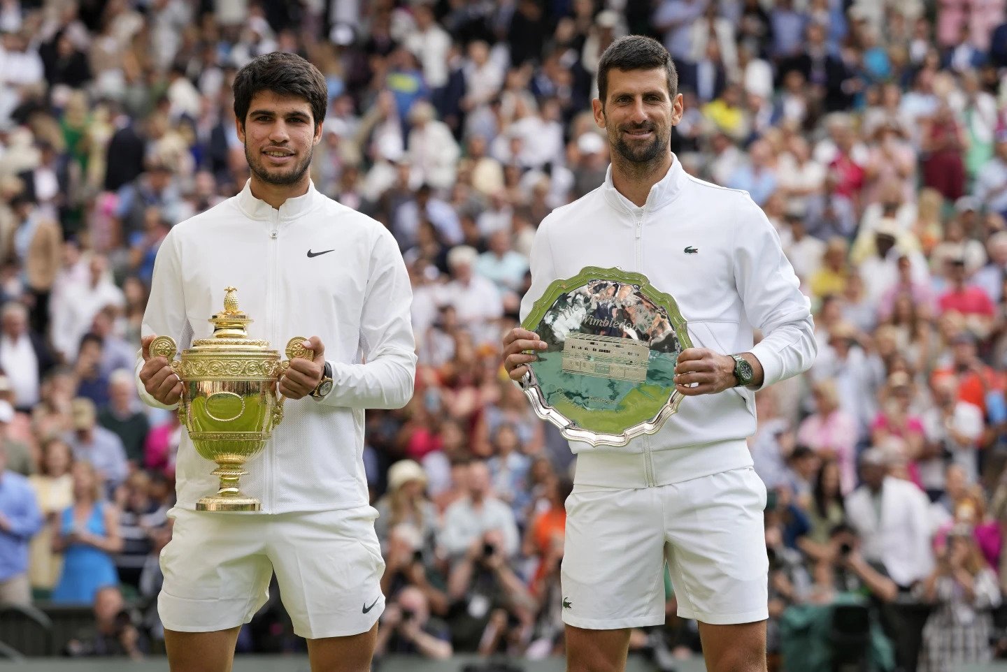 Wimbledon men's singles final 2023: Carlos Alcaraz beats Novak Djokovic –  as it happened, Wimbledon 2023