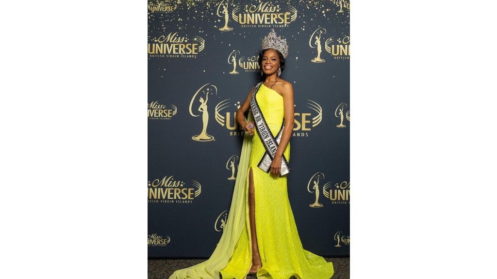 Miss BVI Universe 2023,Ashellica Fahie. Photo: Miss Universe British Virgin Islands.
