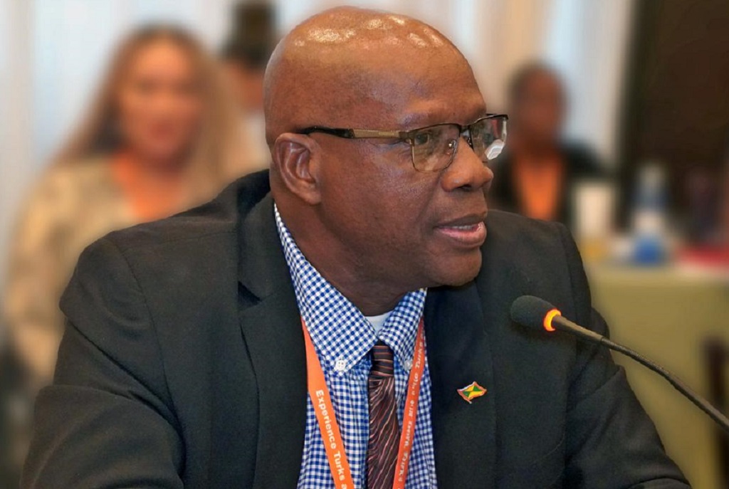 Lennox Andrews, Minister for Economic Development, Planning, Tourism and ICT, Creative Economy, Agriculture and Lands, Fisheries and Cooperatives with responsibility for Economic Development, Planning, Tourism, ICT and Creative Economy,  at CTO’s business meetings in Turks and Caicos last week. 