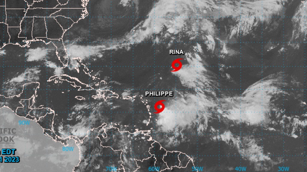 Tropical Storm Philippe lashes Caribbean, targets Bermuda, could head  toward U.S. – Orlando Sentinel