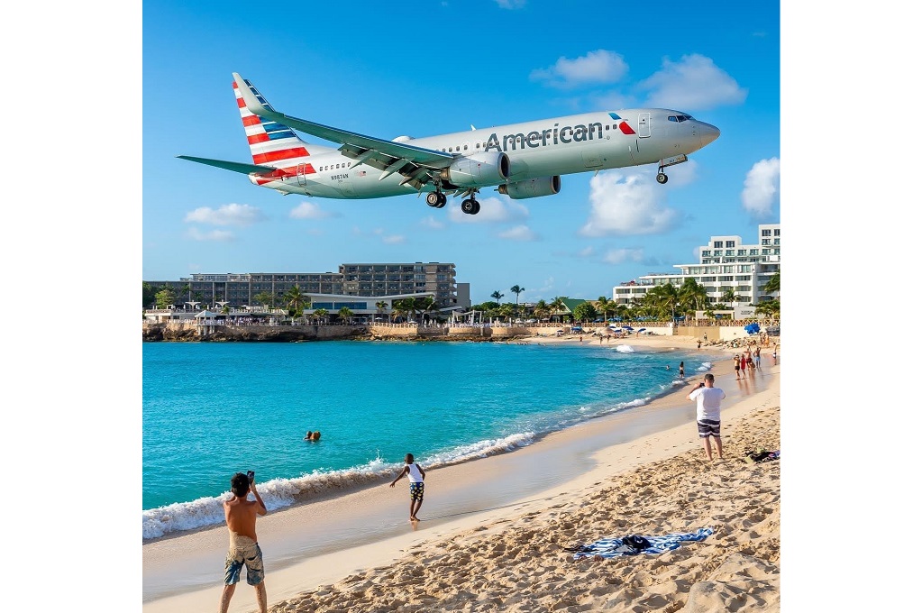 American Airlines Keychain, Pendants Airplane Jewelry