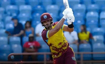 Brandon King topscored for the West Indies with 82. (PHOTO: File).