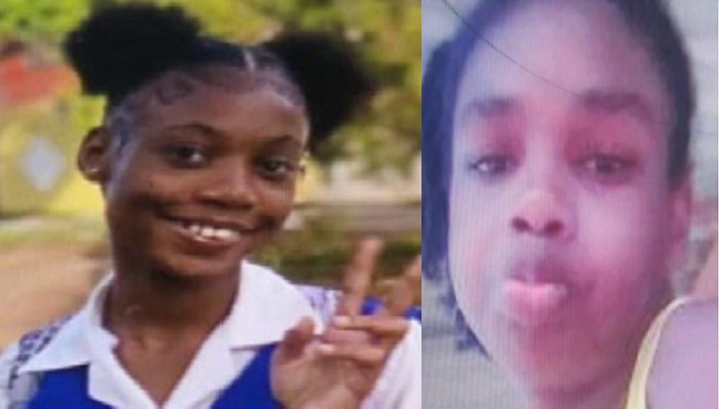 From left Mericate Richards of Laburnum Drive, Portsmouth, St Catherine, and Alesha Goby of Bay Road, Little London, Westmoreland. Both missing out on in different parishes 