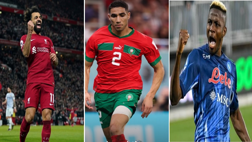 Hakimi, Salah e Osimhen nomeados para jogador africano do Ano
