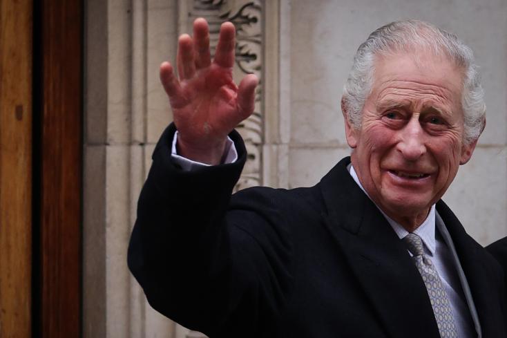 King Charles III leaving a clinic, in London, January 29, 2024 AFP/Archives Adrian DENNIS  