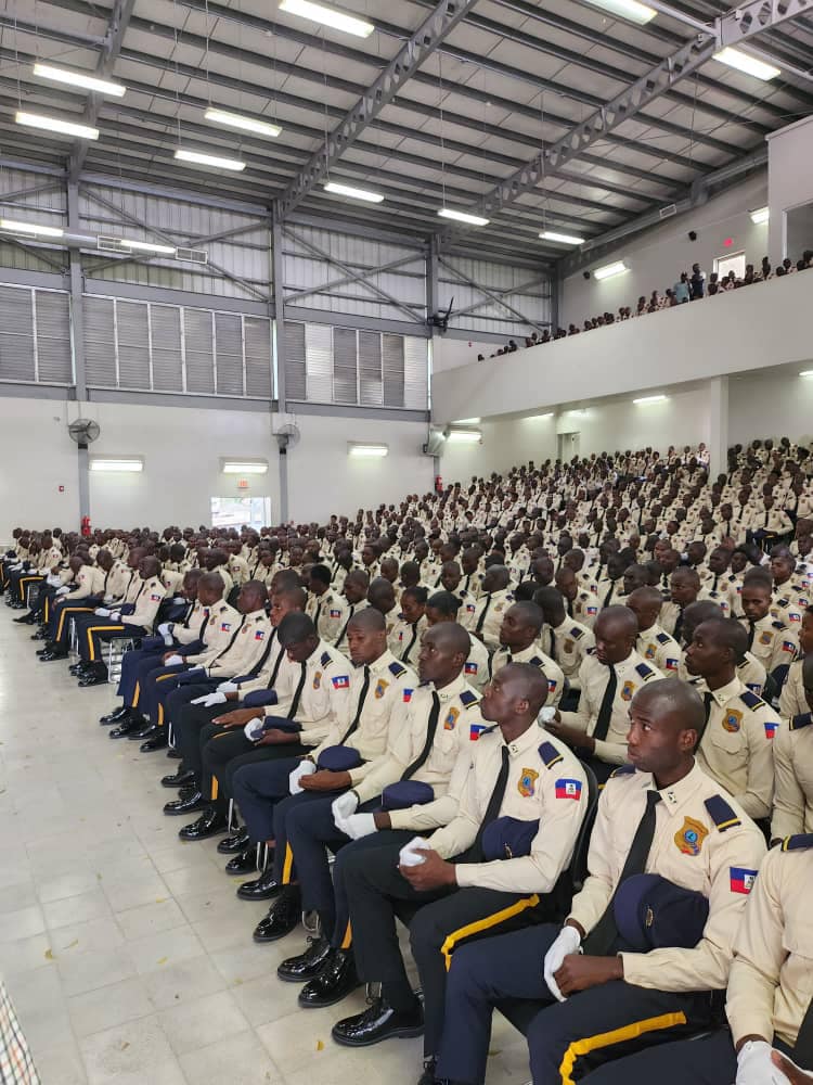 PNH/Insecurity: graduation of the 33rd Police promotion Photo: PNH