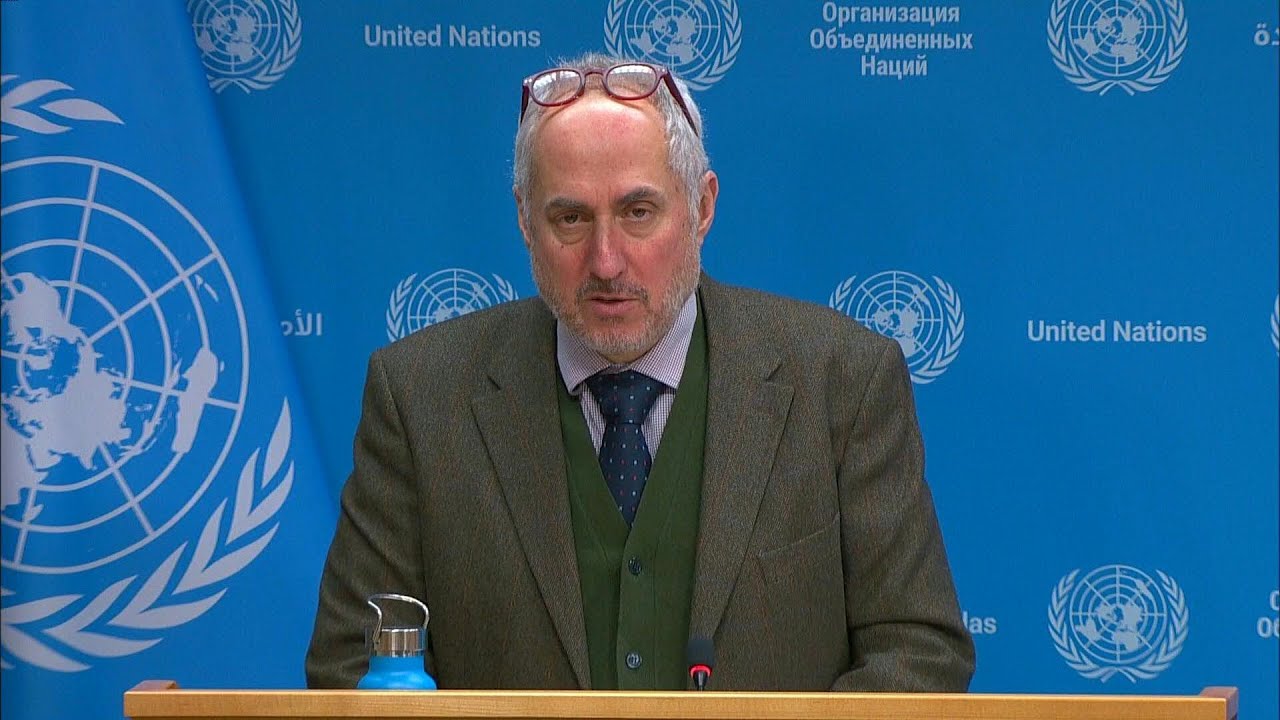 Stéphane Dujarric, le porte-parole du Secrétaire général de l'ONU / AFP